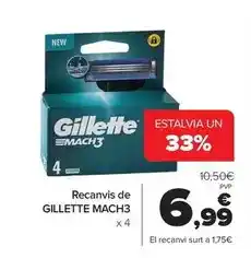 Andorra 2000 Gillette - recanvis de mach3 oferta