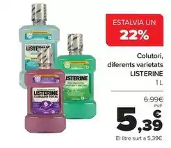 Andorra 2000 Listerine - colutori, diferents varietats oferta
