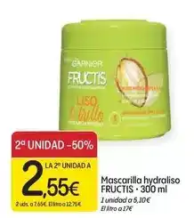 Dialprix Garnier - mascarilla hydraiso fructis oferta