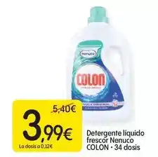 Dialprix Nenuco - detergente líquido frescor oferta