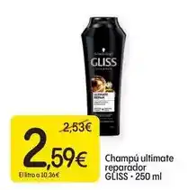 Dialprix Gliss - champú ultimate reparador oferta