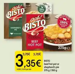 Dialprix Bisto beef hot pot or shepherd's pie oferta