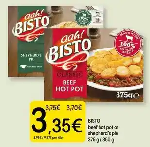 Dialprix Bisto beef hot pot or shepherd's pie oferta