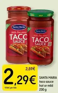 Dialprix Santa maria - taco sauce hot or mild oferta