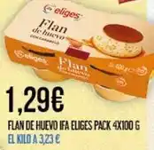 Claudio Eliges - flan de huevo ifa oferta