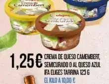 Claudio Eliges - crema de queso camembert, semicurado o al queso azul oferta