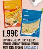 Claudio Ifa eliges - queso rallado ifa quesos especial gratinar y fundir o especial oferta