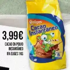 Claudio Ifa eliges - cacao en polvo instantaneo oferta