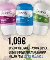 Claudio Fashion - desodorante mujer , unisex dermo o unisex aloe vera/vina oferta