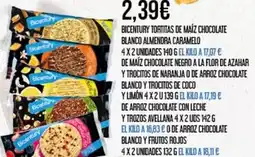 Claudio Bicentury - tortitas de maíz chocolate oferta