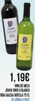 Claudio Blanco - vino de mesa joven tinto o oferta