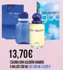 Claudio Don algodón - colonia oferta