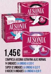 Claudio Ausonia - compresa ultrafina alas normal oferta