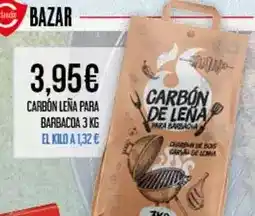 Claudio Care - carbón leña para barbacoa oferta