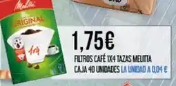 Claudio Melitta - filtros café oferta