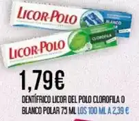Claudio Blanco - dentífrico licor del polo oferta