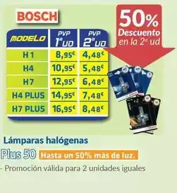 Aurgi Bosch - lámparas halógenas oferta