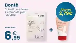 Clarel Bonté - calcetín exfoliante + crema de pies oferta