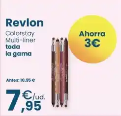 Clarel Revlon - colorstay multi-liner toda la gama oferta