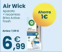 Clarel Air wick - aparato + recambio brisa active fresh oferta