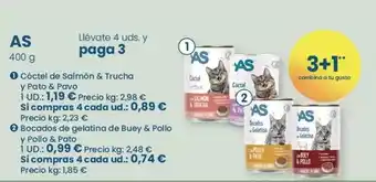 Clarel As - coctel de salmón & trucha y pato & pavo oferta