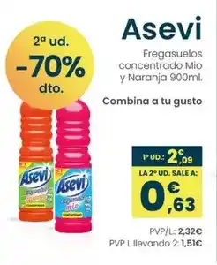 Clarel Asevi - fregasuelos concentrado mio y naranja oferta