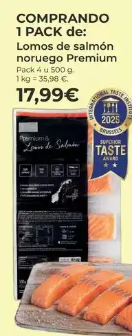 La Sirena Premium - lomos de salmon noruego oferta