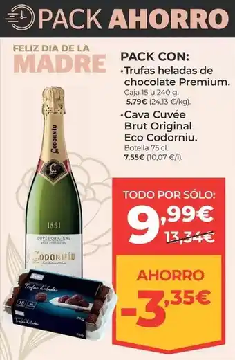 La Sirena Premium - trufas heladas de chocolate oferta