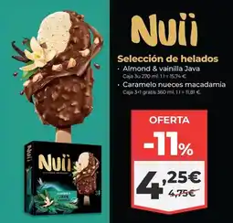La Sirena Nuii - seleccion de helados oferta