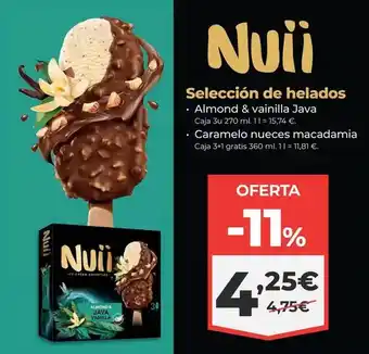 La Sirena Nuii - seleccion de helados oferta