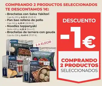 La Sirena Comprando 2 productos seleccionados te descontamos oferta