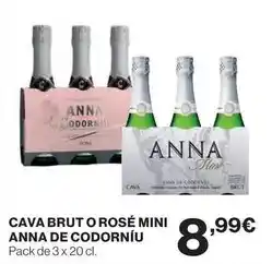 El Corte Inglés Brut - cava o rosé mini oferta