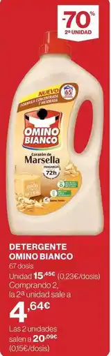 El Corte Inglés Omino bianco - detergente oferta