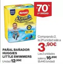 El Corte Inglés Huggies - pañal bañador little swimmers oferta