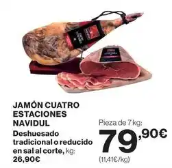 El Corte Inglés Navidul - jamon cuatro estaciones oferta