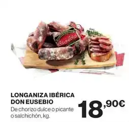 El Corte Inglés Longaniza iberica oferta