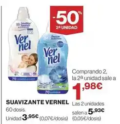 El Corte Inglés Vernel - suavizante oferta