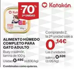 El Corte Inglés Katakán - alimento humedo completo para gato adulto oferta