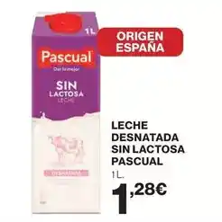 El Corte Inglés Pascual - leche desnatada sin lactosa oferta