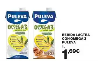 El Corte Inglés Puleva - bebida láctea con omega 3 oferta