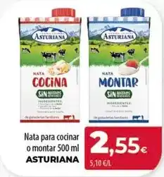 Spar Tenerife Central lechera asturiana - nata para cocinar o montar oferta