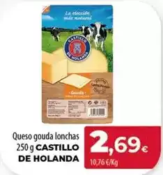 Spar Tenerife Castillo de holanda - queso gouda lonchas oferta