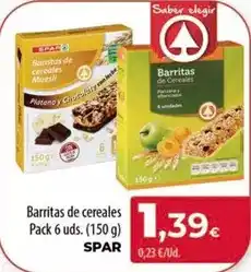 Spar Tenerife Spar - barritas de cereales oferta