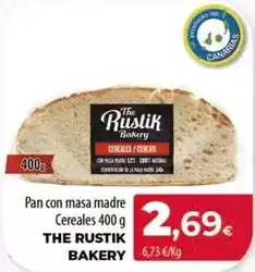 Spar Tenerife The rustik bakery - pan con masa madre cereales oferta