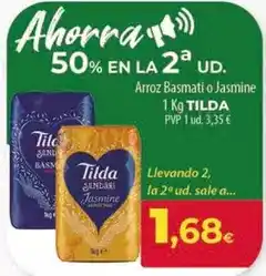 Spar Tenerife Tilda - arroz basmati o jasmine oferta