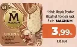 Spar Tenerife Magnum - helado utopia double hazelnut nocciola pack oferta