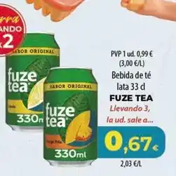 Spar Tenerife Fuze tea - bebida de te oferta