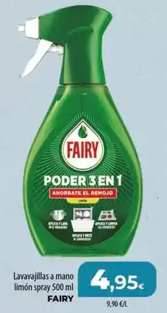 Spar Tenerife Fairy - lavavajillas a mano limon spray oferta
