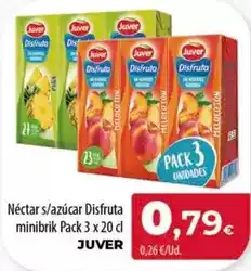 Spar Tenerife Juver - nectar s/azucar disfruta minibrik pack 3 x oferta