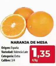 Spar Tenerife Origen - naranja de mesa oferta